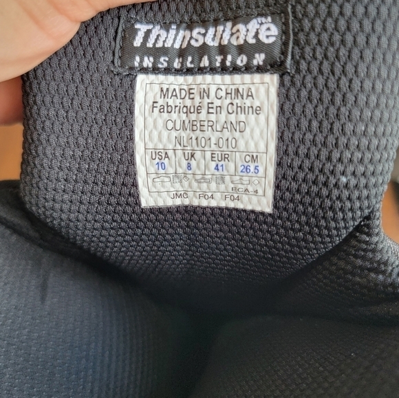 Sorel Cumberland black snow winter waterproof boots size 10 black - Picture 9 of 9